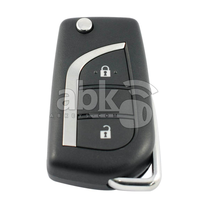 Genuine Toyota Hilux 2015+ Flip Remote 2Buttons 89070-0KB40 433MHz BA2TA TOY48 - ABK-4768 -