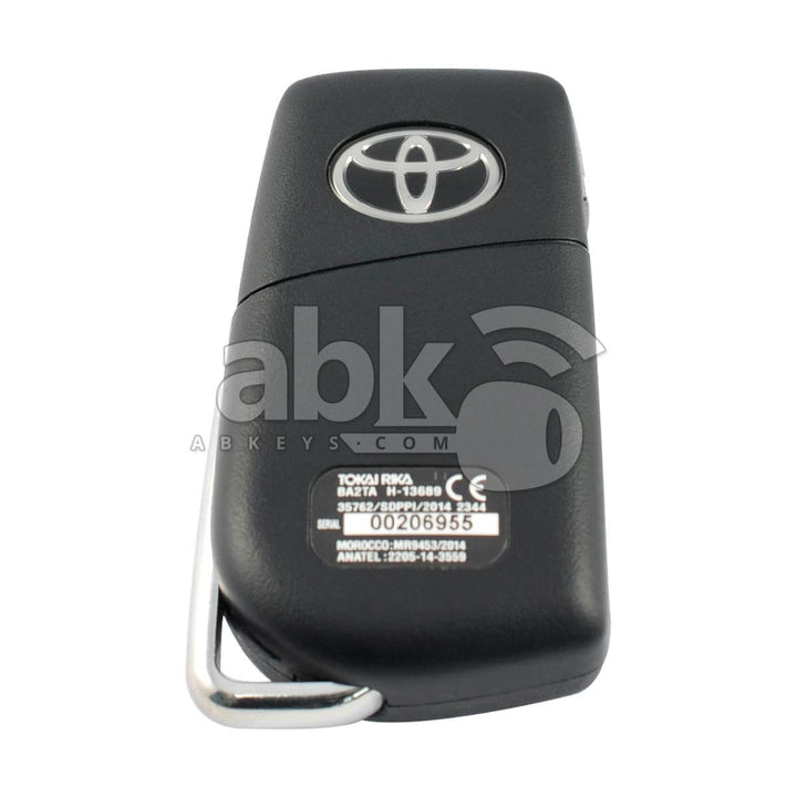 Genuine Toyota Hilux 2015+ Flip Remote 2Buttons 89070-0KB40 433MHz BA2TA TOY48 - ABK-4768 -