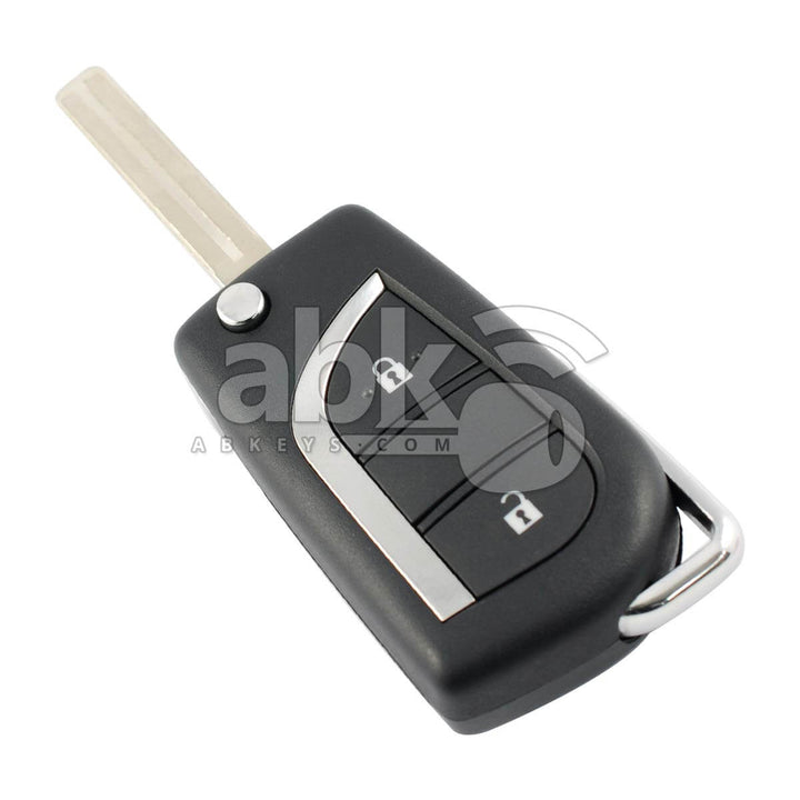 Genuine Toyota Hilux 2015+ Flip Remote 2Buttons 89070-0KB40 433MHz BA2TA TOY48 - ABK-4768 -