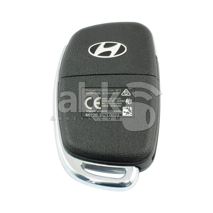 Genuine Hyundai Ioniq 2019+ Flip Remote 3Buttons 95430-G2110 433MHz SVI-AERGE03 - ABK-4834 -
