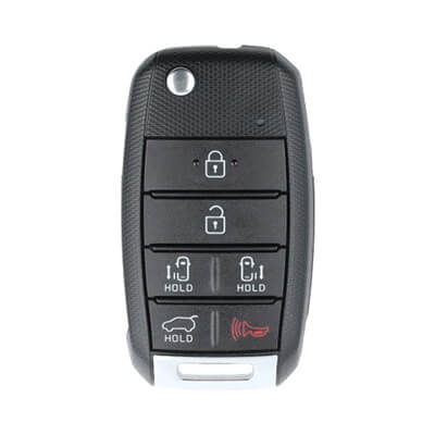 Оригинальный Выкидной Пульт Kia Sedona 2015-2018, 6Кнопки 95430-A9300 433MHz, TQ8-RKE-4F21