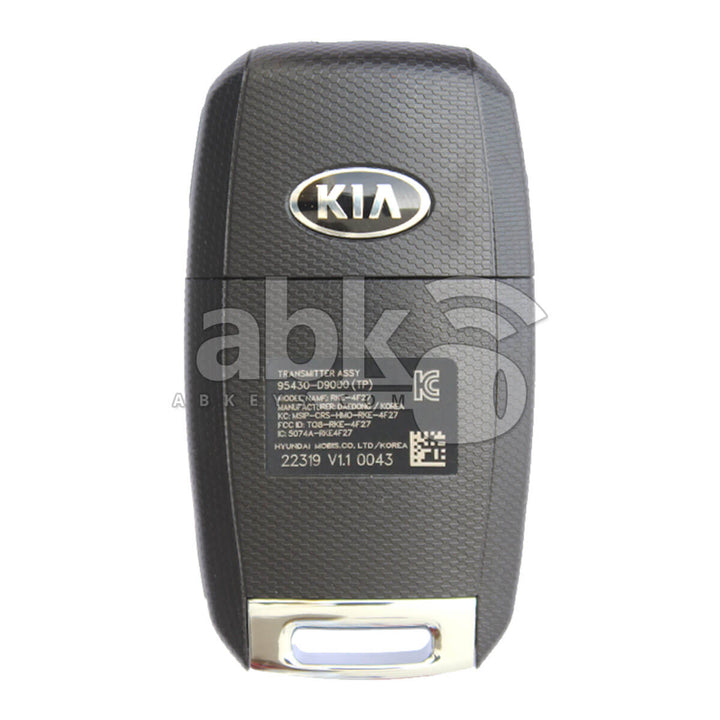 Genuine Kia Sportage 2016+ Flip Remote 4Buttons 95430-D9000 433MHz TQ8-RKE-4F27 - ABK-4842 -