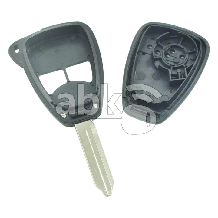 Jeep Chrysler Dodge 2005+ Key Head Remote Cover 2Buttons CY22 - ABK-489 - ABKEYS.COM