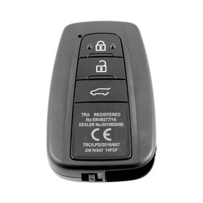 Оригинальный Смарт-Ключ Toyota Land Cruiser 2018+, 3Кнопки 89904-60L80 89904-60L60 433MHz, 14FCF P1 A8