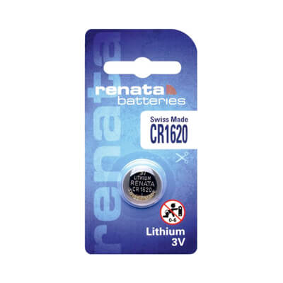 Batería Remota Renata CR1620 Para Mandos y Llaves Inteligentes