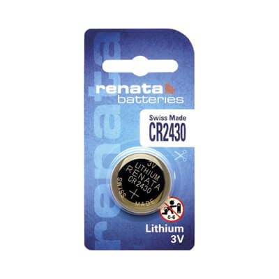 Batería Remota Renata CR2430 Para Mandos y Llaves Inteligentes