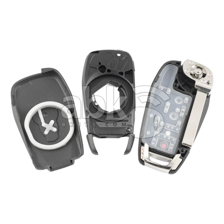 Chevrolet Flip Remote Cover 4Buttons HU100 - ABK-593 - ABKEYS.COM