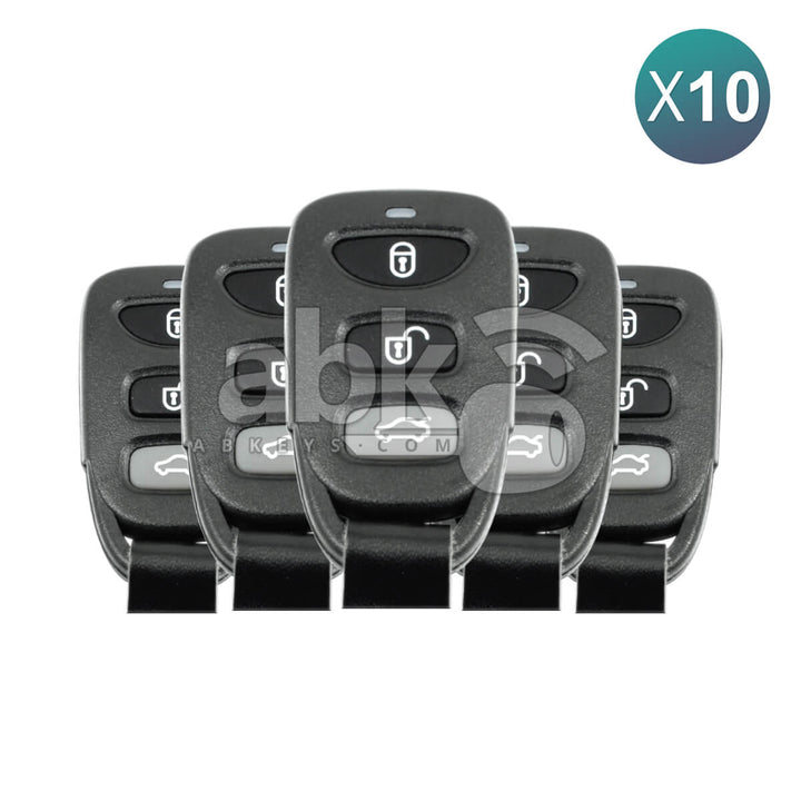 Face To Face Copier Remote Fixed Code 4Buttons 315MHz Hyundai Style 10Pcs Bundle - ABK-633-OFF10 -