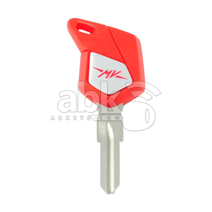 MV Agusta Motorcycle Chip Less Key ZD24R Red - ABK-677 - ABKEYS.COM
