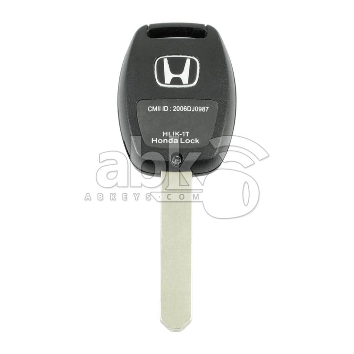 Honda Civic 2006+ Key Head Remote 2Buttons 433MHz HON66 - ABK-704 - ABKEYS.COM
