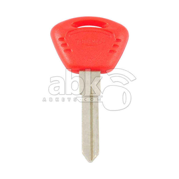 Triumph Motorcycle Key TMC3 Red - ABK-777 - ABKEYS.COM