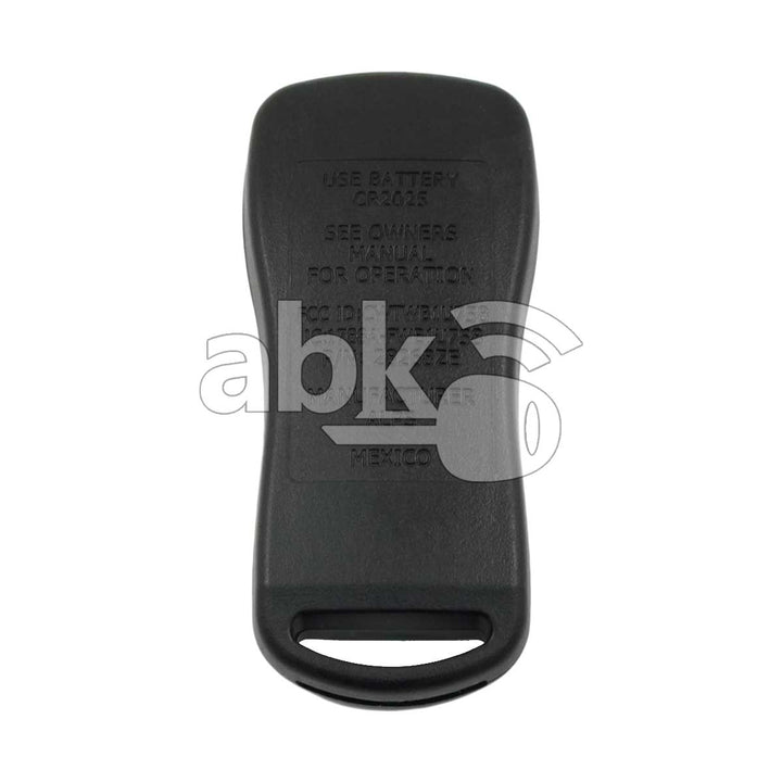 Genuine Nissan Armada 2005+ Remote Control 4Buttons 28268-ZE10B 315MHz CWTWB1U758 - ABK-778 -