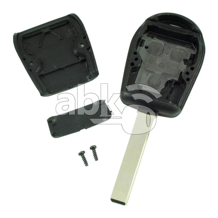 Bmw X5 3Series 1999+ Key Head Remote Cover 3Buttons HU92 - ABK-785 - ABKEYS.COM