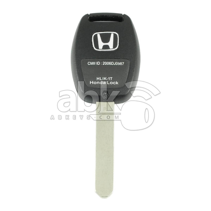 Honda 2003+ Key Head Remote Cover 2Buttons HON66 - ABK-78 - ABKEYS.COM