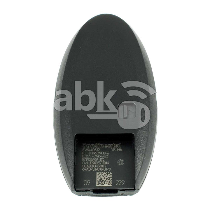Genuine Nissan Murano 370Z 2009+ Smart Key 3Buttons 285E3-1AA7A 315MHz KR55WK49622 - ABK-983 -