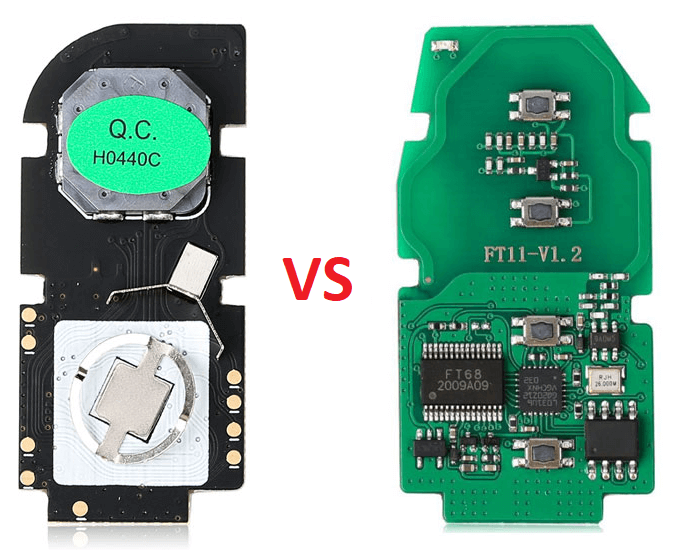 Lonsdor Toyota 8A Smart Key P vs H vs PH Smart Key Series