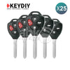 KeyDiy KD Universal Remote B Series Toyota Type With 4Buttons B05-4 25Pcs Bundle