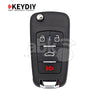 KeyDiy KD Universal Remote B Series Chevrolet Type With 4Buttons B18-4 - ABK-1010-B18-4 - ABKEYS.COM