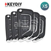 KeyDiy KD Universal Remote B Series Cadillac Type With 3Buttons B21-3 5Pcs Bundle