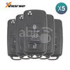 Xhorse VVDI Key Tool Volkswagen Style Wired Flip Remote 3Buttons XKB510EN 5Pcs Bundle - ABK - 1015