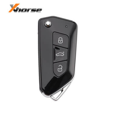 Xhorse VVDI Key Tool Volkswagen Style Wired Flip Remote 3Buttons XKGA83EN - ABK-1015-XKGA83EN