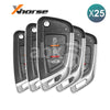 Xhorse VVDI Key Tool Bmw Style Wired Flip Remote 3Buttons XKKF02EN 25Pcs Bundle -