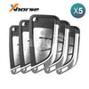 Xhorse VVDI Key Tool Bmw Style Wired Flip Remote 3Buttons XKKF23EN 5Pcs Bundle - ABK - 1015
