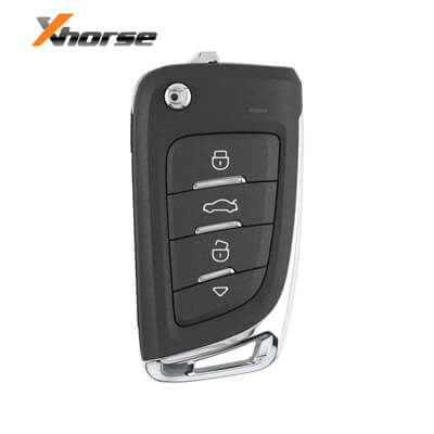 Xhorse VVDI Key Tool Knife Style Wired Flip Remote 4Buttons XKM800EN - ABK-1015-XKM800EN