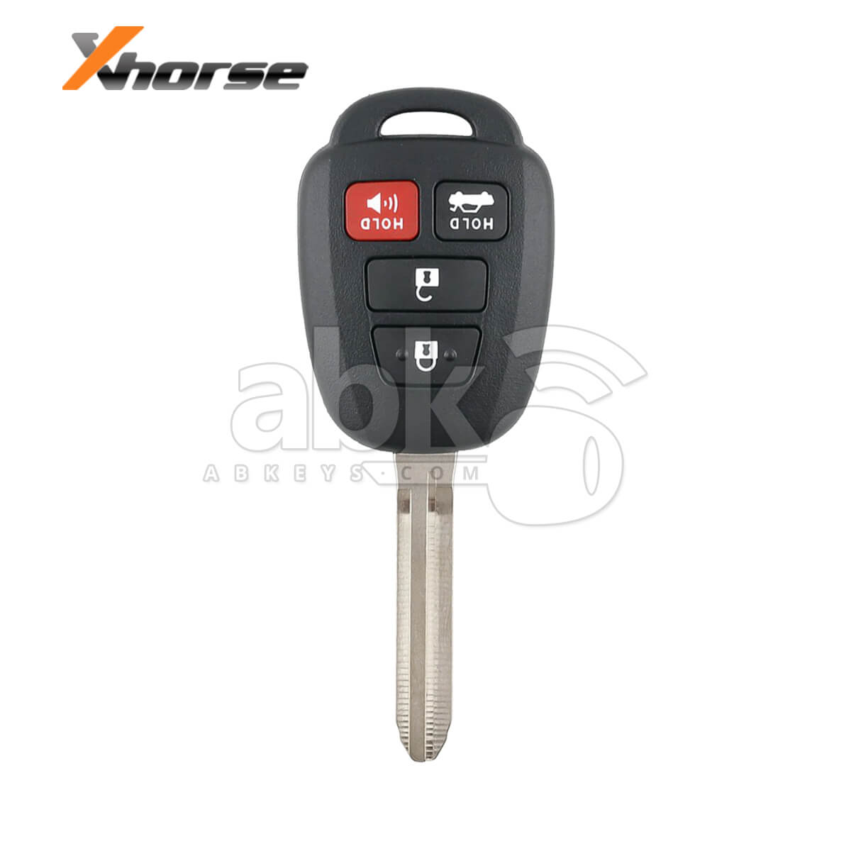 Xhorse VVDI Key Tool Toyota Style Wired Key Head Remote, 4Buttons, TOY43 XKTO06EN