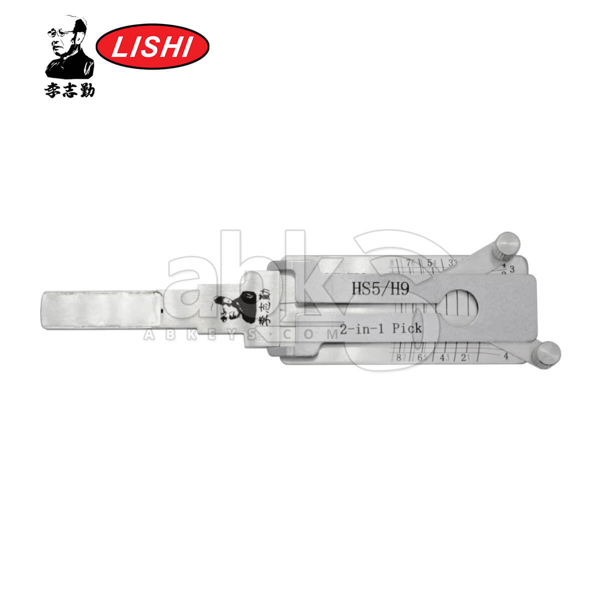 Original Lishi HS5 H9 2 in 1 Pick & Decoder for Haval Tool   ABK 1032 ABKEYS