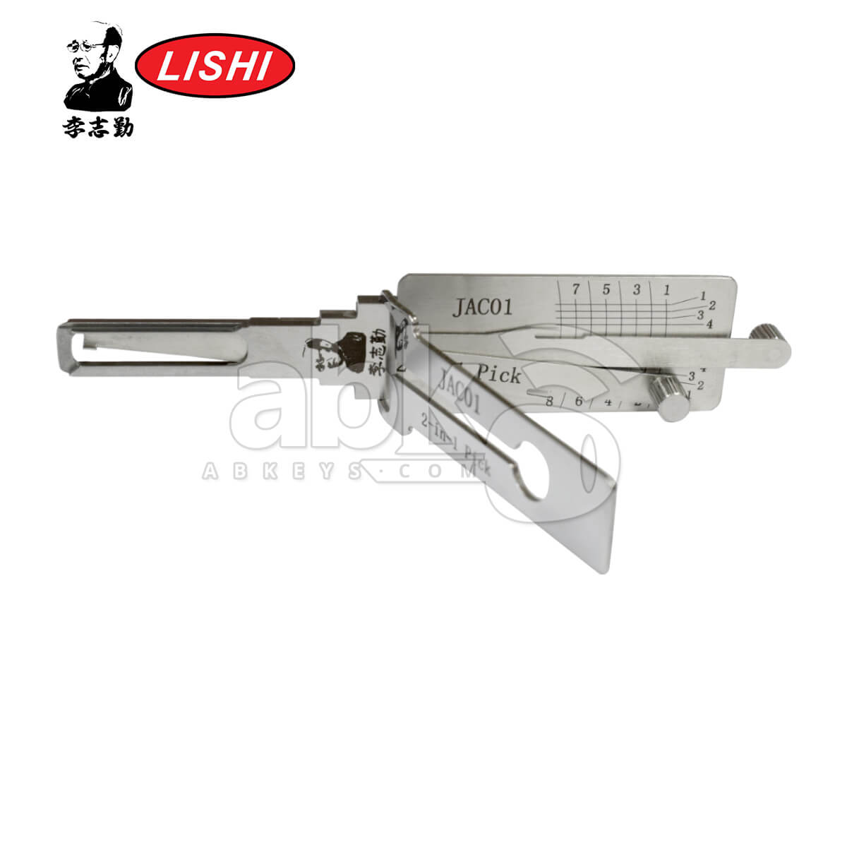 Original Lishi JAC01 3 in 1 Pick & Decoder for Jac Heavy Truck Lishi Tool   ABK 1034   ABKEYS