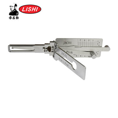 Original Lishi JAC01 Crochetage et Décodeur 3-en-1 pour Camion Lourd Jac Outil Lishi