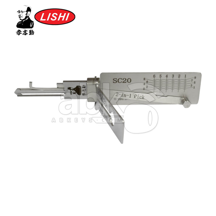 Original Lishi SC20/L 2-in-1 Pick & Decoder for Schlage L Master Keyway Residential Lishi Tool