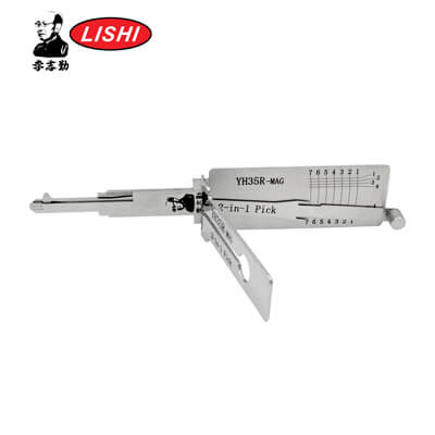 Original Lishi YH35R Extended Length 2-in-1 Pick & Decoder for Yamaha Lishi Tool With Magetic Gate