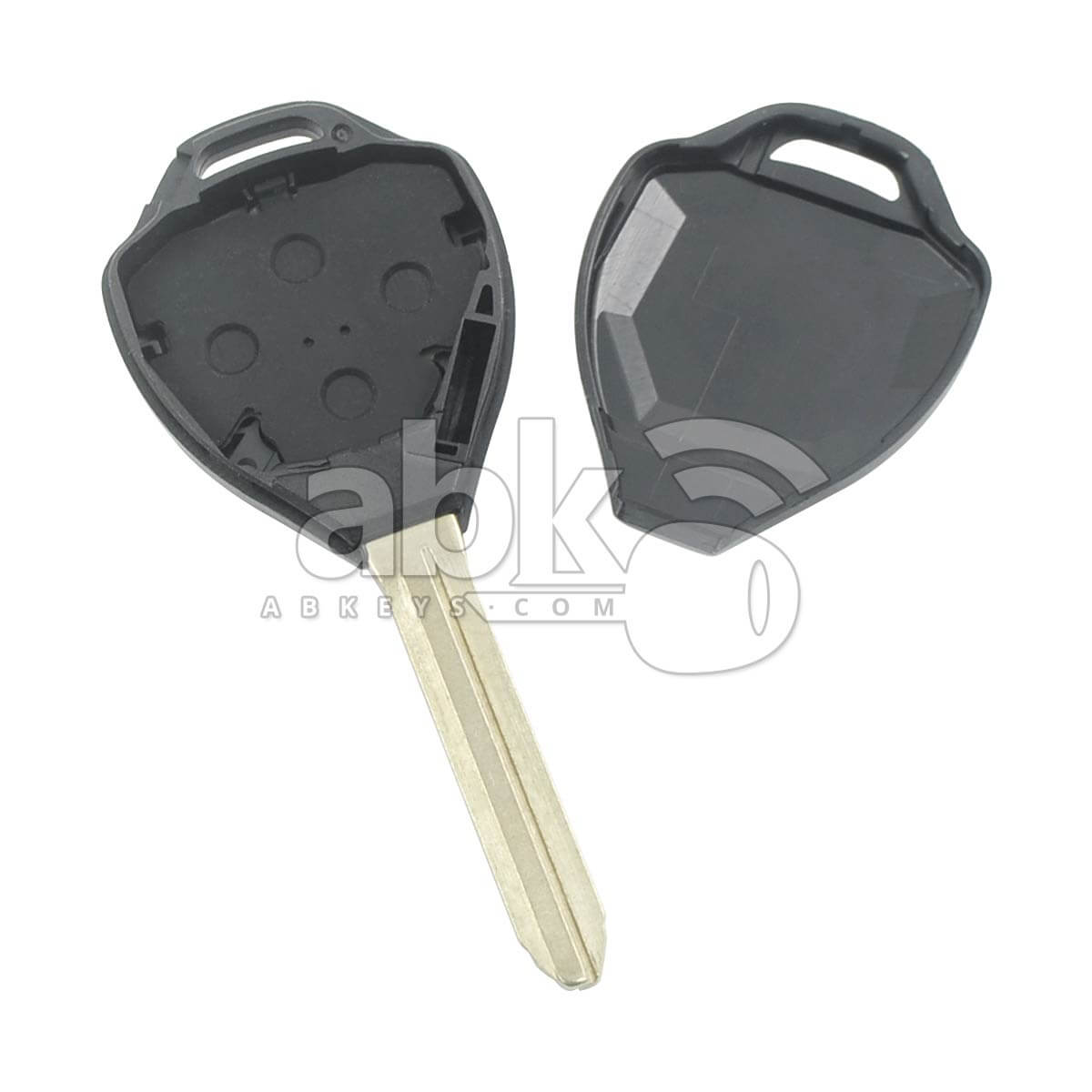 Toyota 2006+ Key Head Remote Cover 3Buttons TOY43 25Pcs Bundle - ABK-1141-OFF25 - ABKEYS.COM