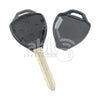 Toyota 2006+ Key Head Remote Cover 3Buttons TOY43 25Pcs Bundle - ABK-1141-OFF25 - ABKEYS.COM