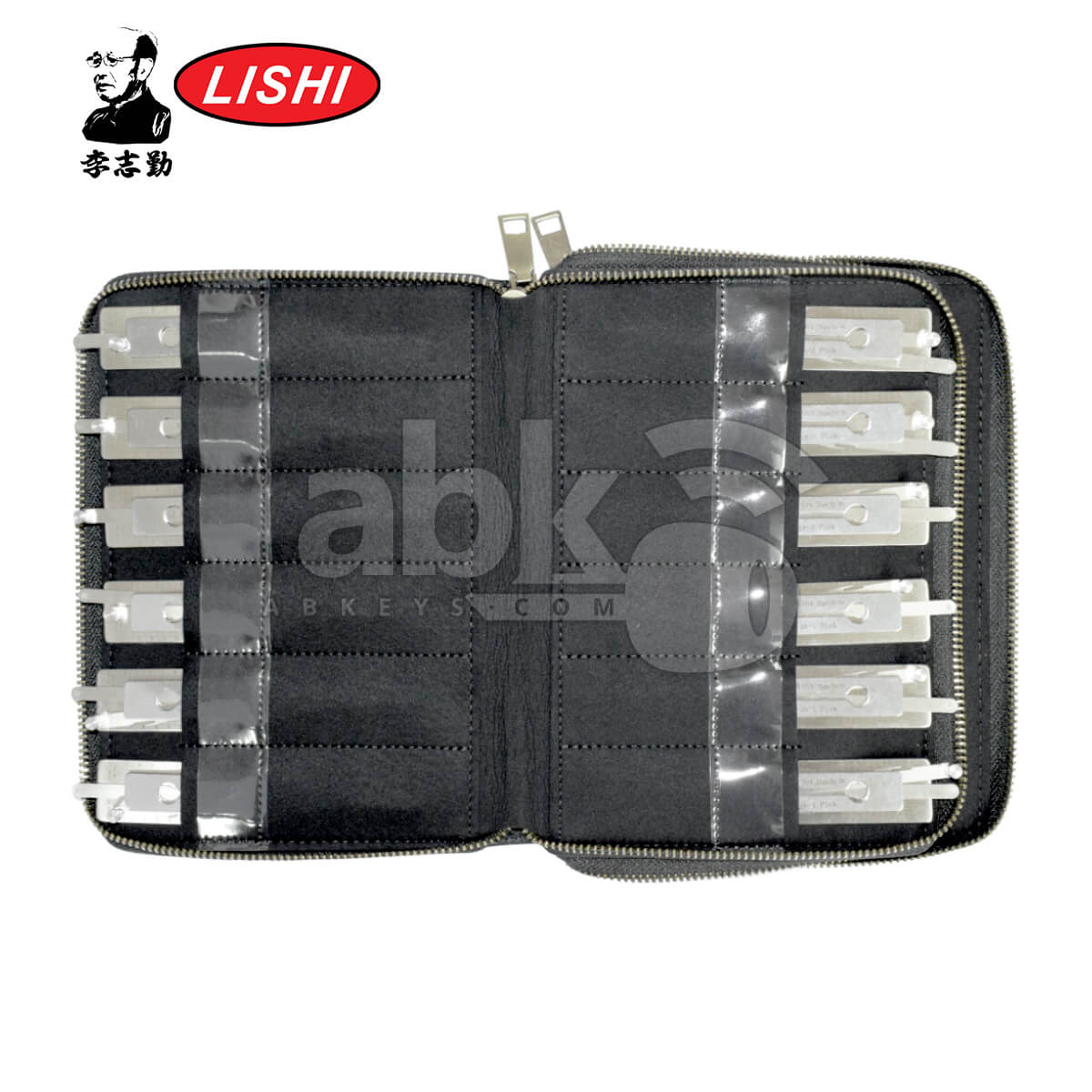 Original Lishi Premium Quality Leather Tool Bag For 24 Tools Hybrid - ABK-1229 ABKEYS.COM