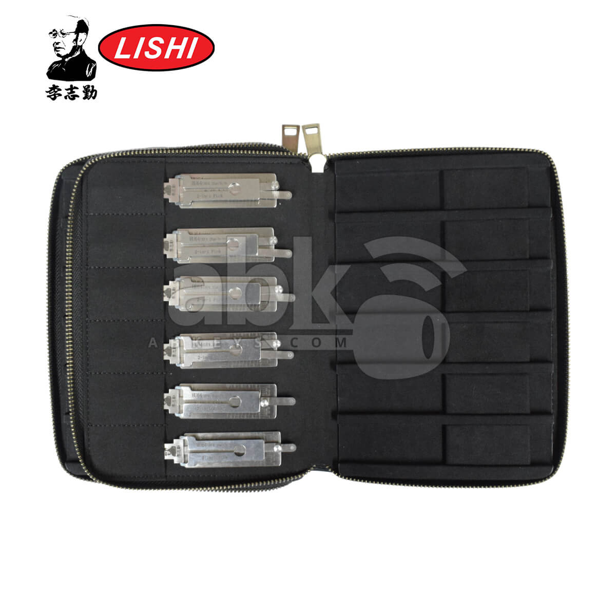 Original Lishi Premium Quality Leather Tool Bag For 24 Tools   ABK 1231 ABKEYS