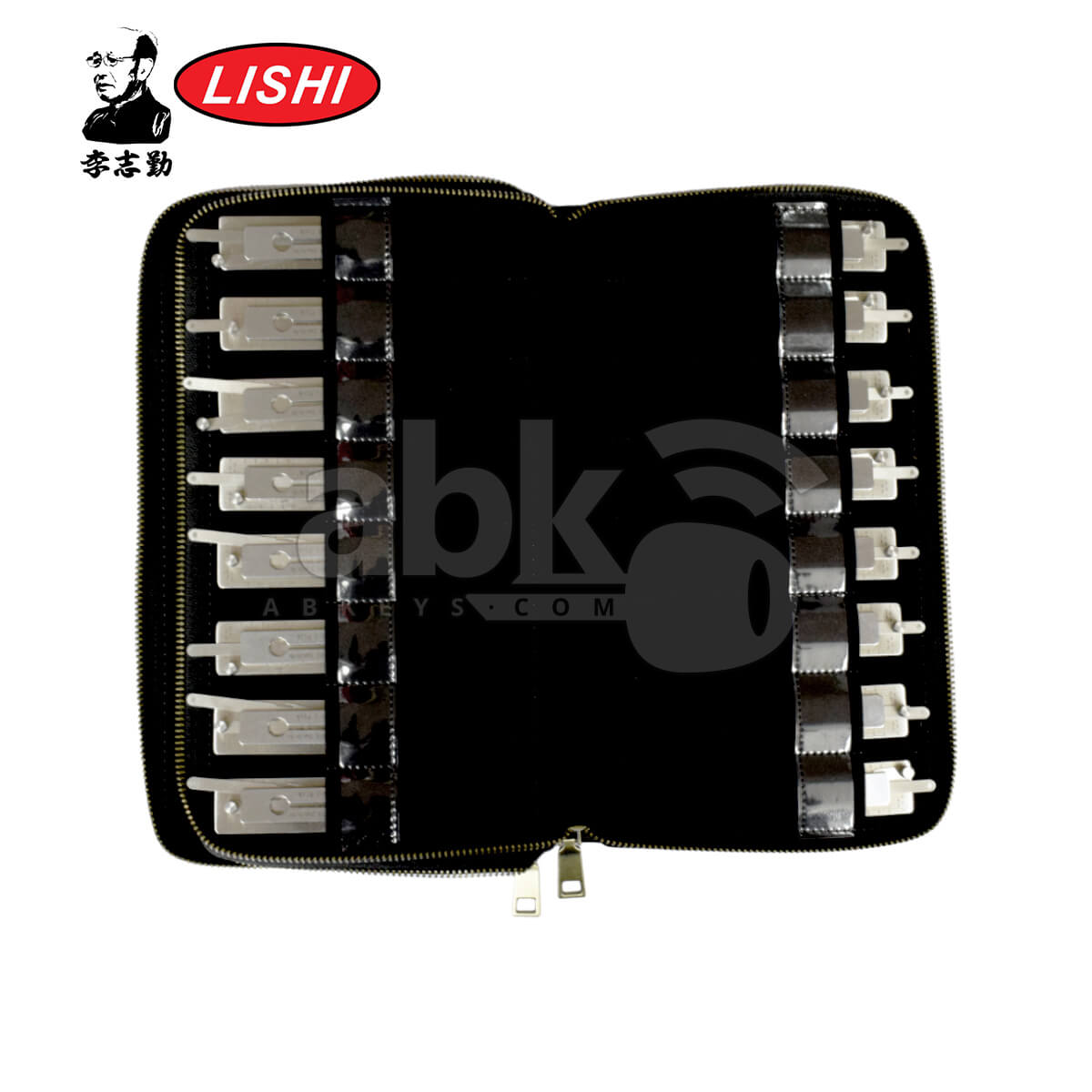 Original Lishi Premium Quality Leather Tool Bag For 32 Tools   ABK 1232 ABKEYS