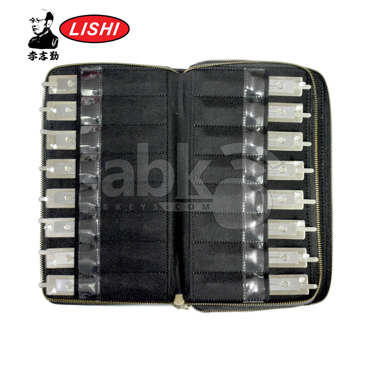 Original Lishi Premium Quality Leather Tool Bag For 32 Tools   ABK 1232 ABKEYS
