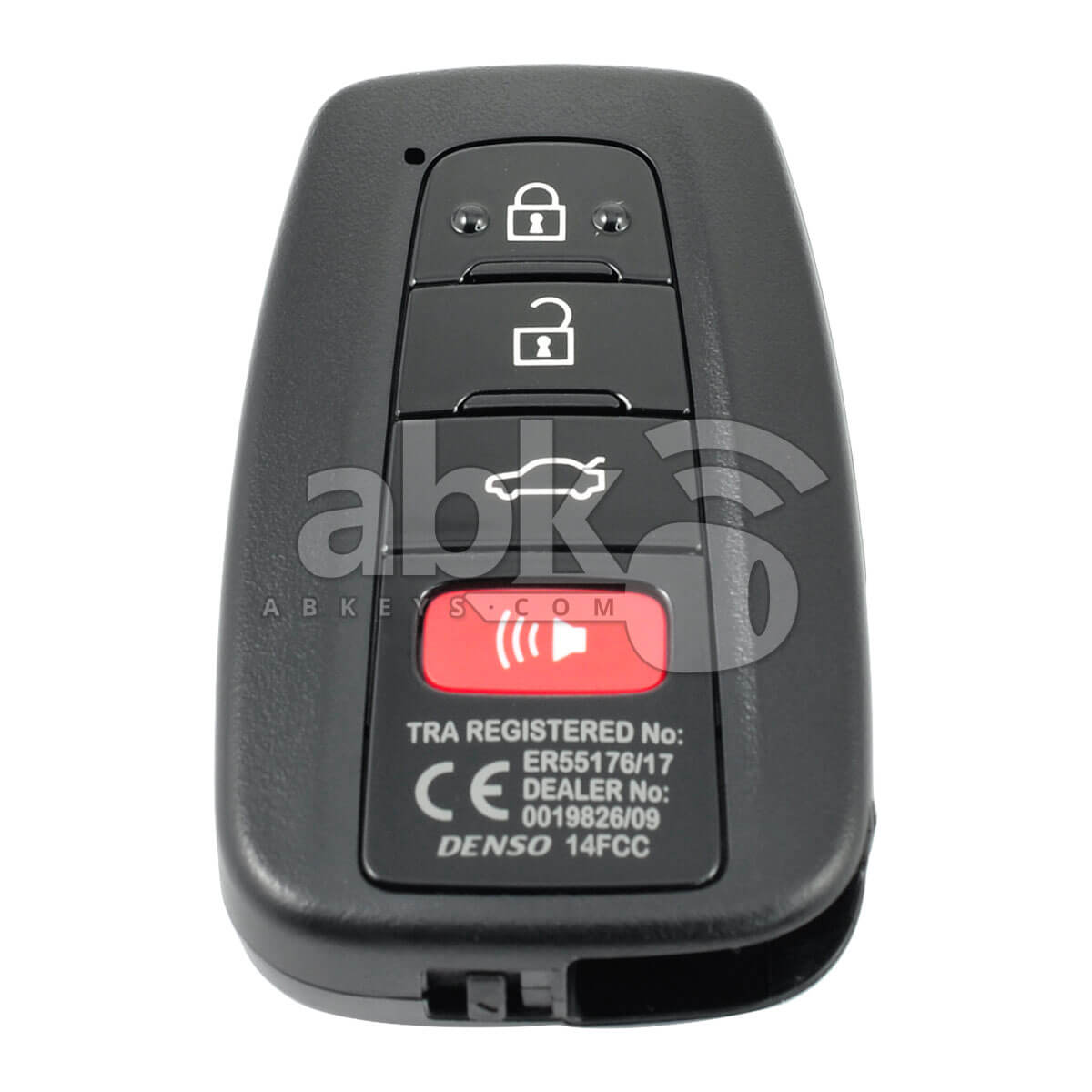 Toyota 2012+ Smart Key Cover 4Buttons Upgrade Cover - ABK-1238 - ABKEYS.COM
