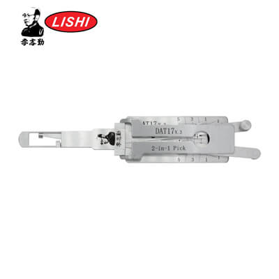 Lishi Original DAT17 2en1 Apertura y Decodificador para Subaru Herramienta Lishi
