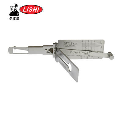 Lishi Original DAT17 2en1 Apertura y Decodificador para Subaru Herramienta Lishi