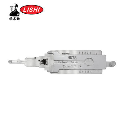 Original Lishi HD75 HON31R 2-in-1 Pick & Decoder for Honda Motorcycle Lishi Tool