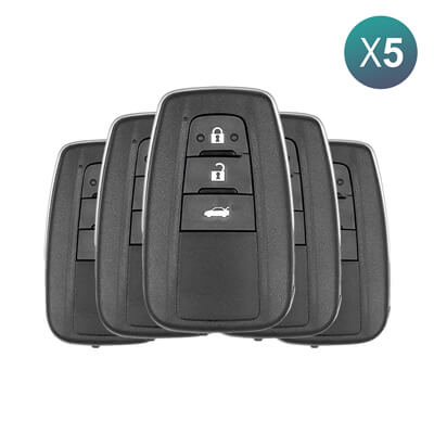 Toyota Corolla 2019-2022 Clé Intelligente, 3Boutons 8990H-02050 433MHz, B2U2K2R 5 pièces Lot