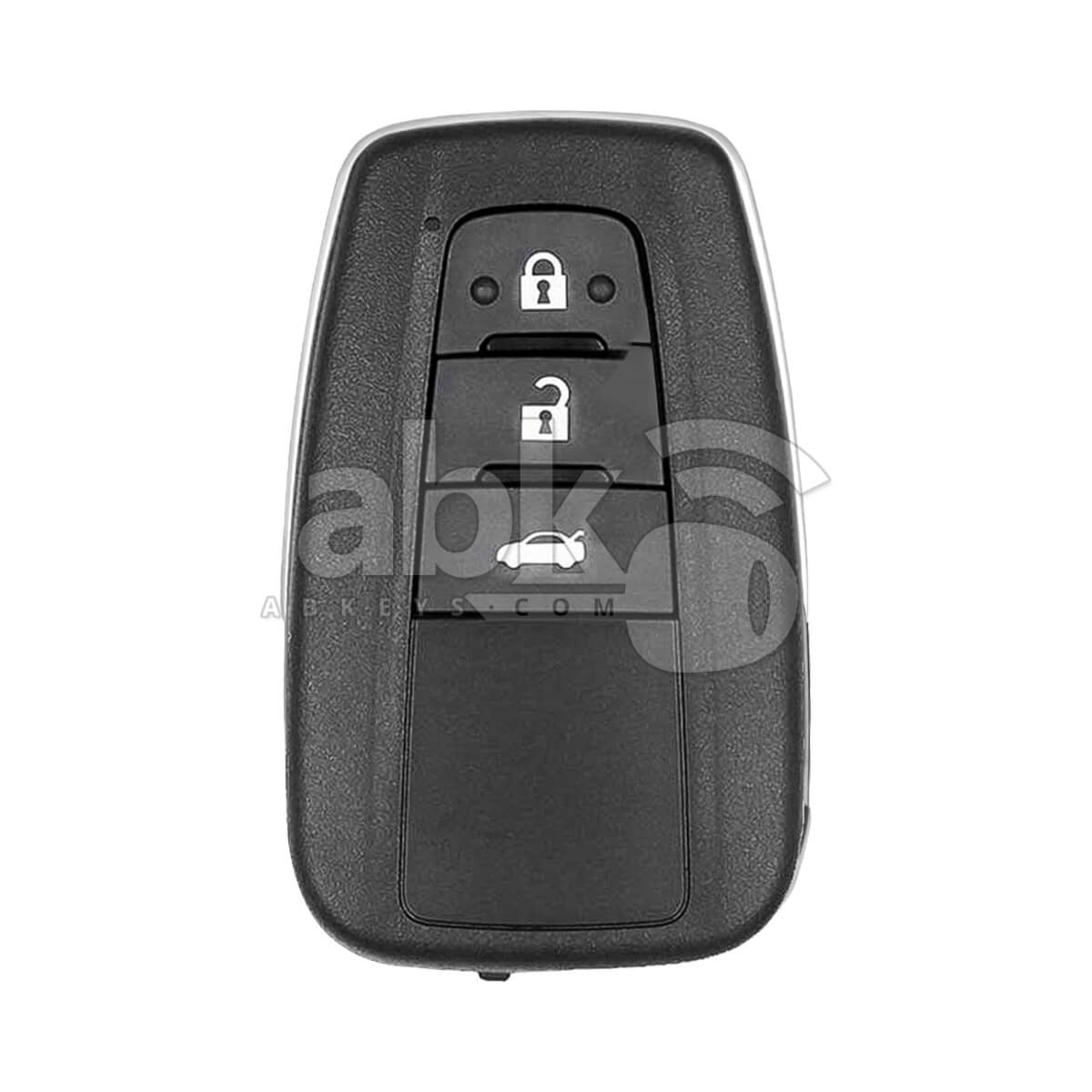 Toyota Corolla 2019+ Smart Key 3Buttons 8990H 02050 433MHz B2U2K2R   ABK 1276   ABKEYS