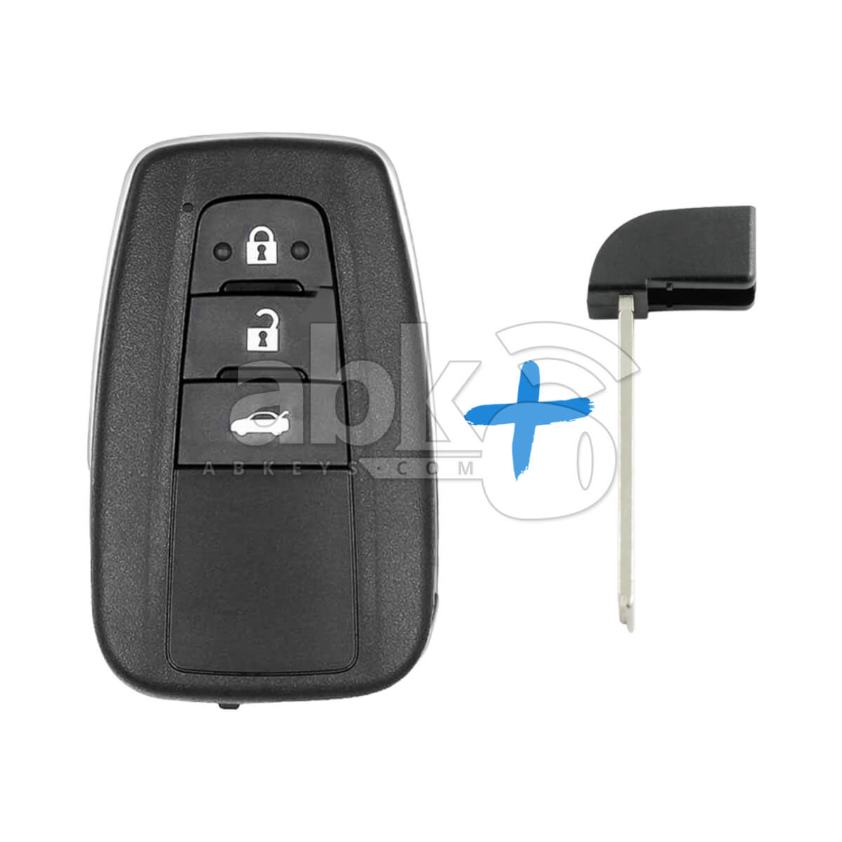 Toyota Corolla 2019+ Smart Key 3Buttons 8990H 02050 433MHz B2U2K2R   ABK 1276   ABKEYS