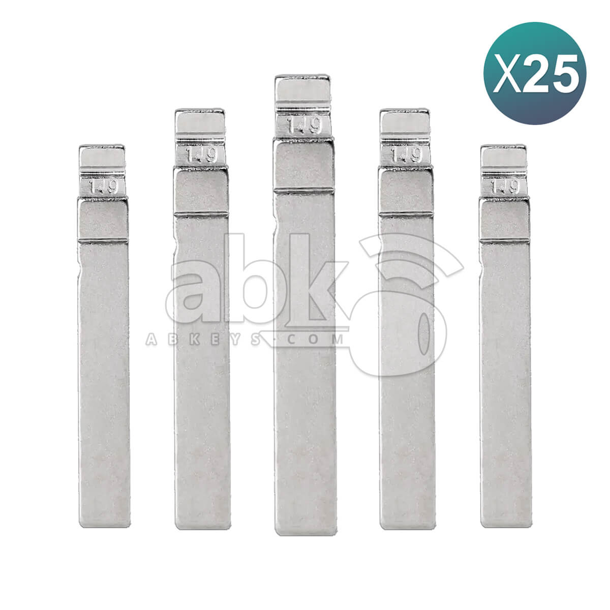 KeyDiy Xhorse Remote Key Blade For Volkswagen HU162 25Pcs Bundle   ABK   1281   OFF25   ABKEYS