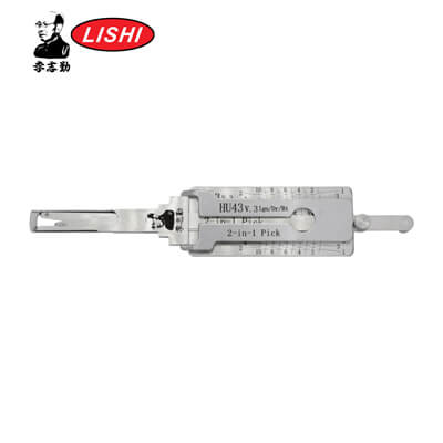 Original Lishi HU43 Crochetage et Décodeur 3-en-1 pour Opel Outil Lishi