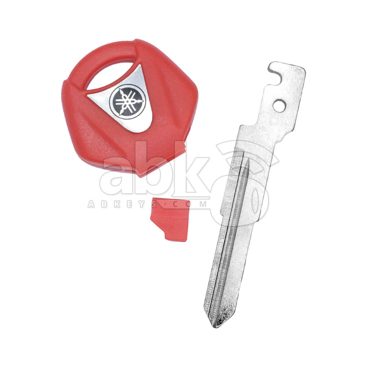 Yamaha Motorcycle Chip Less Key YH65 Red - ABK-1315 - ABKEYS.COM